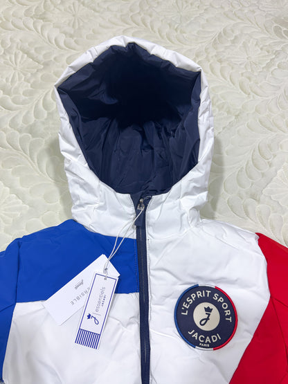 Doudoune de sport réversible marine et tricolore Jacadi