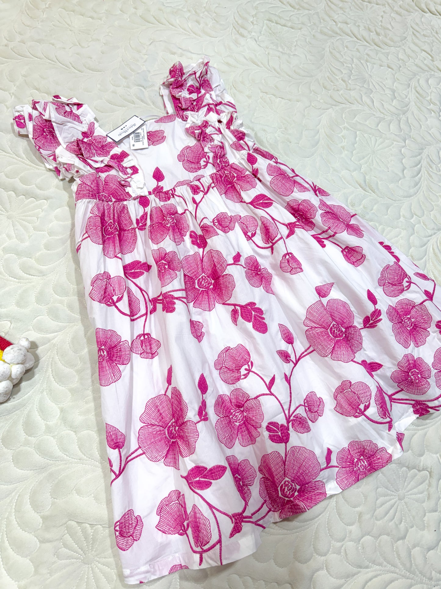 Robe à volants fleurie Tartine et Chocolat