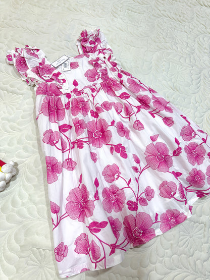 Robe à volants fleurie Tartine et Chocolat
