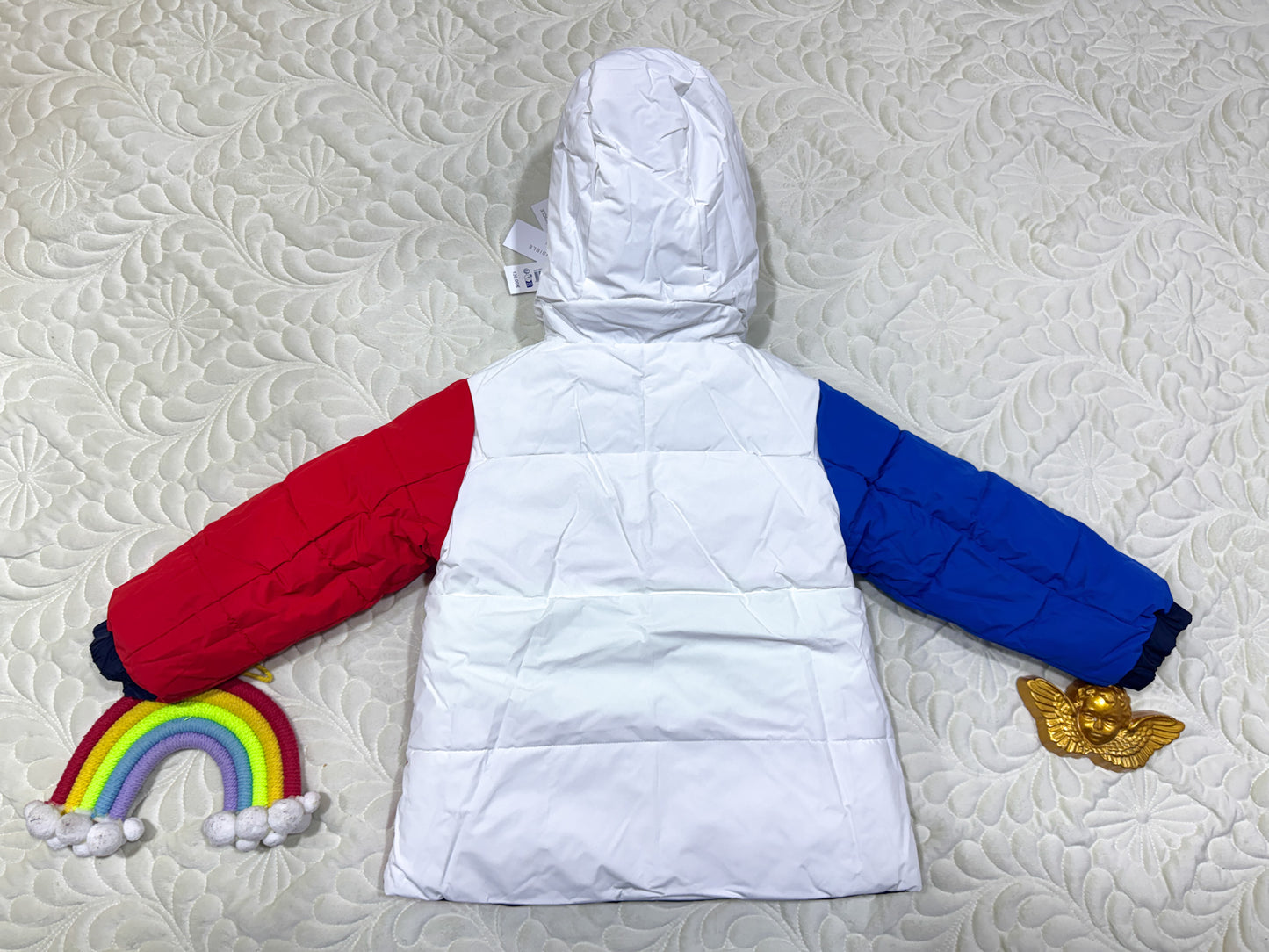 Doudoune de sport réversible marine et tricolore Jacadi