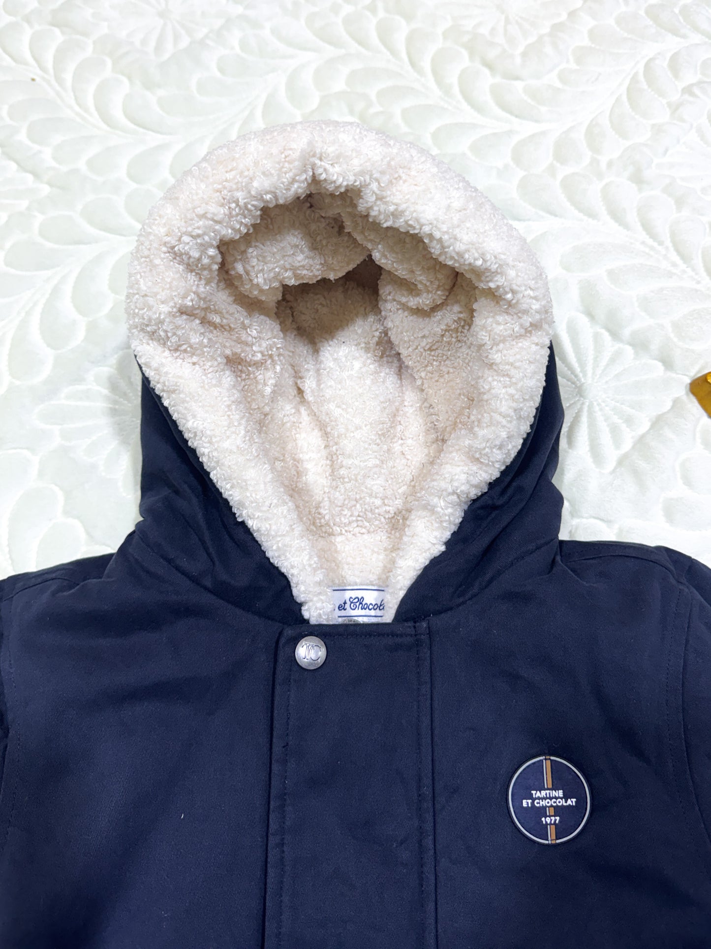 Parka Sherpa Marine Tartine et Chocolat