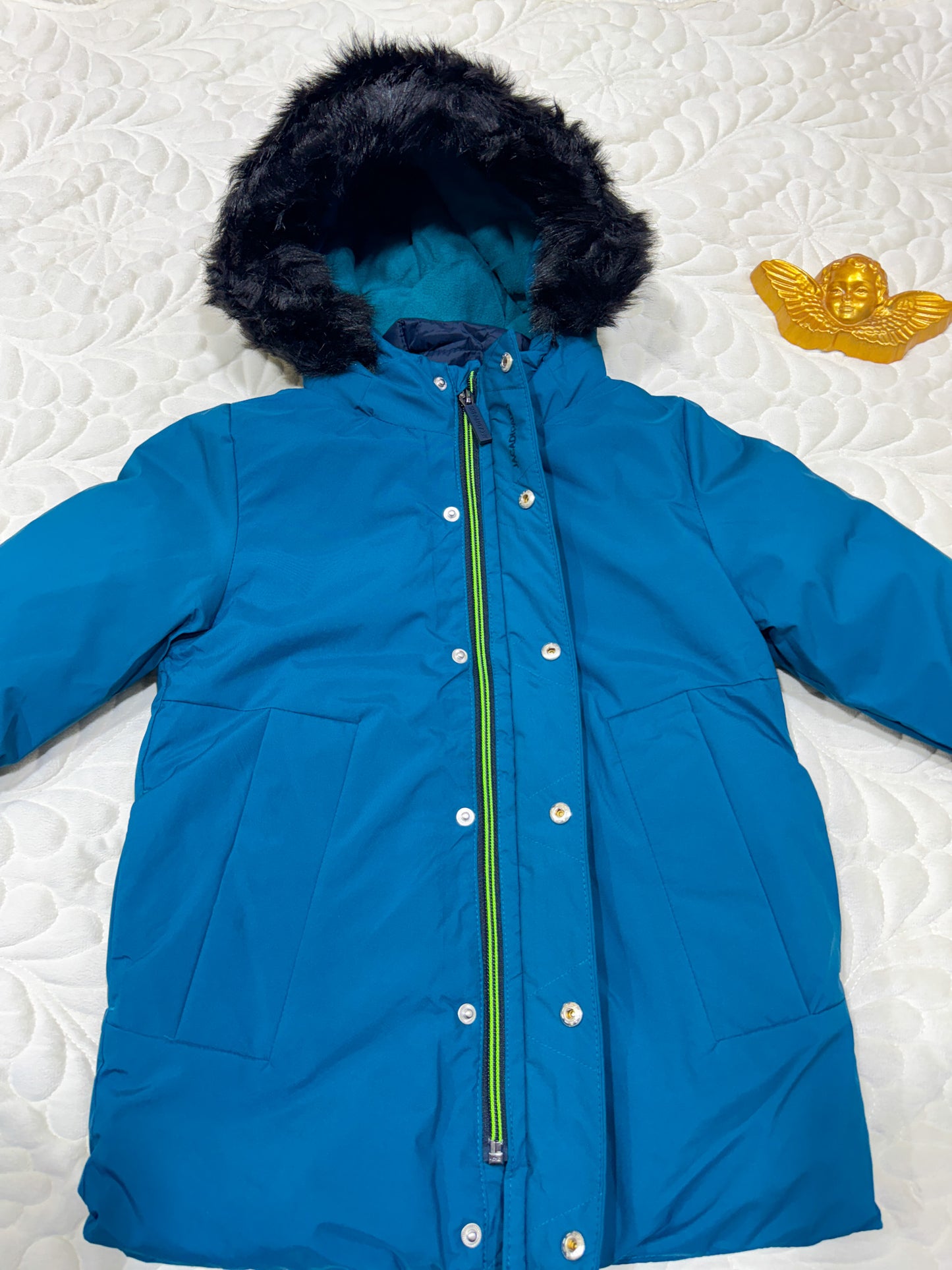Parka Jacadi en duvet bleu pour garçon