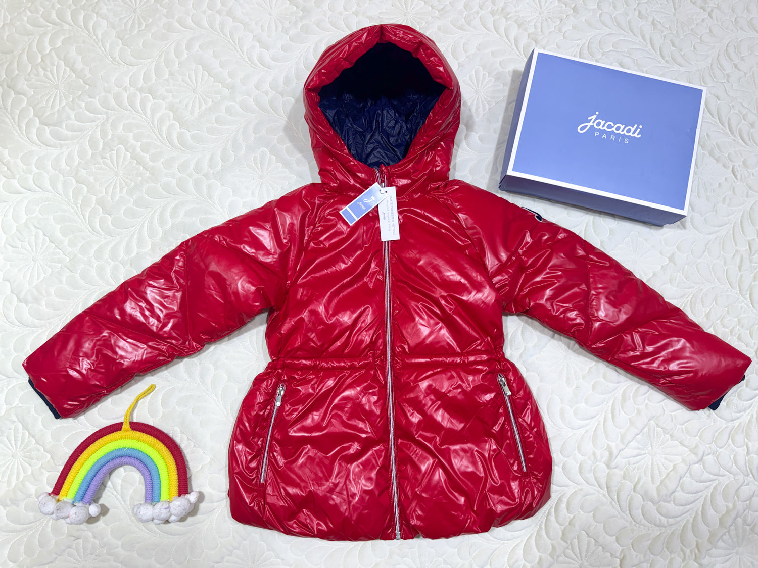 Doudoune Jacadi Monopoly Rouge Brillant