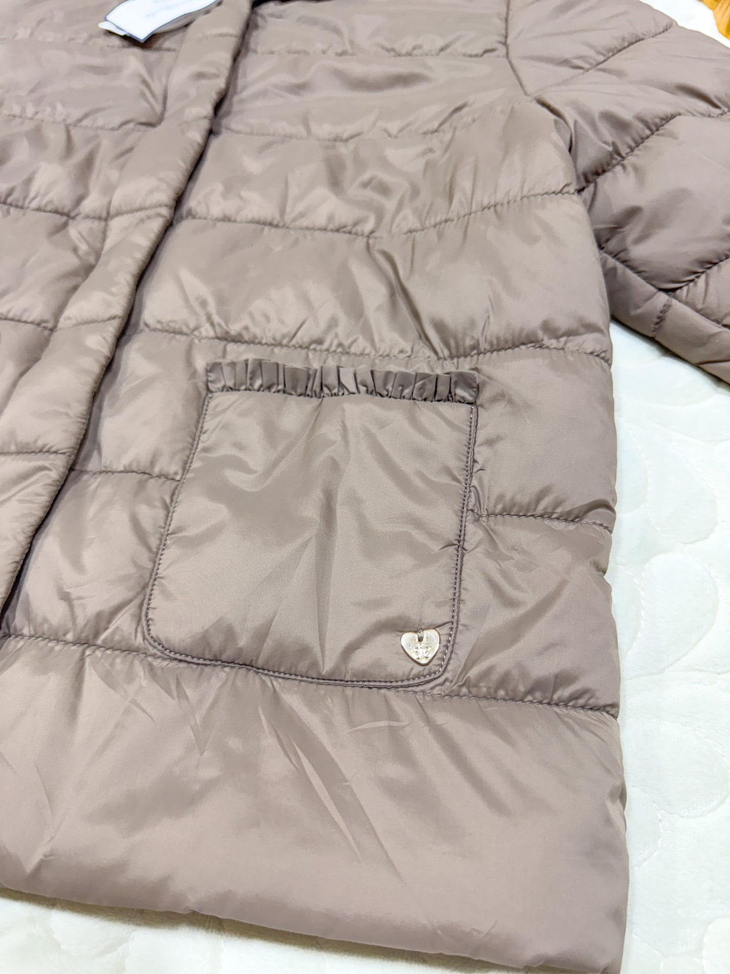 Tartine et Chocolat Beige Quilted Jacket