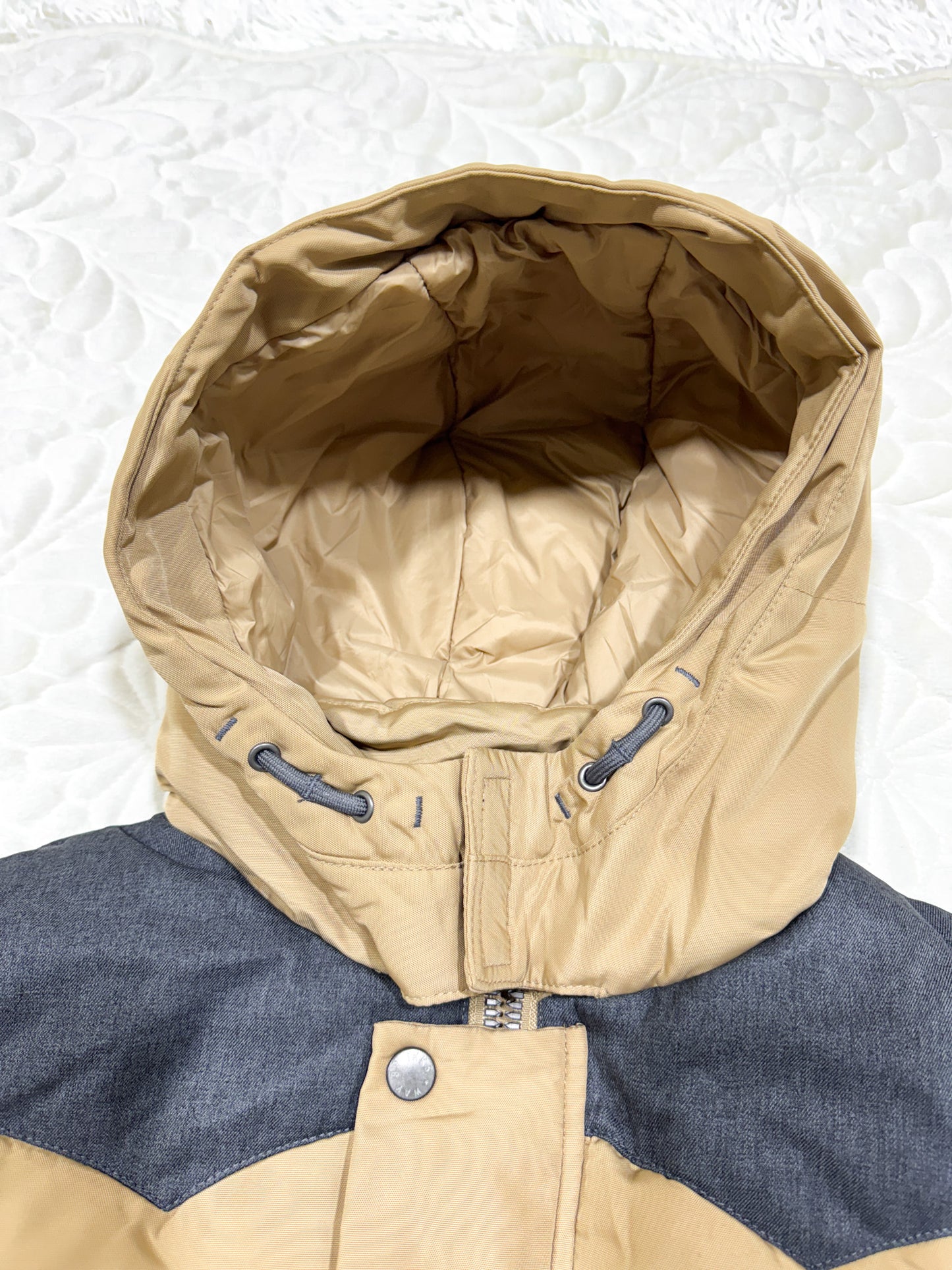 Veste à capuche color-block IKKS Caramel