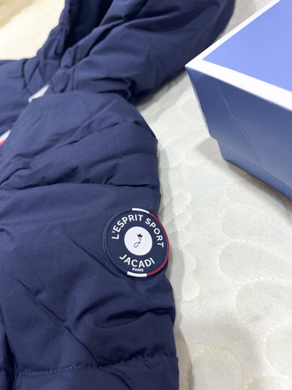 Doudoune tricolore bleu marine Jacadi