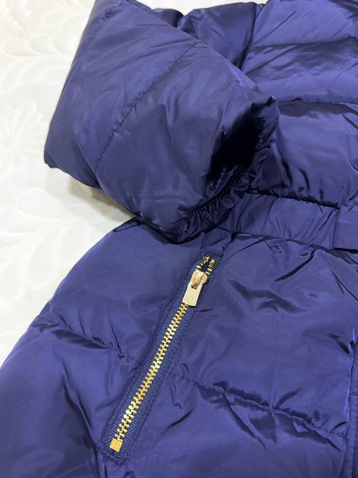 Doudoune Jacadi pour filles avec capuche en fausse fourrure