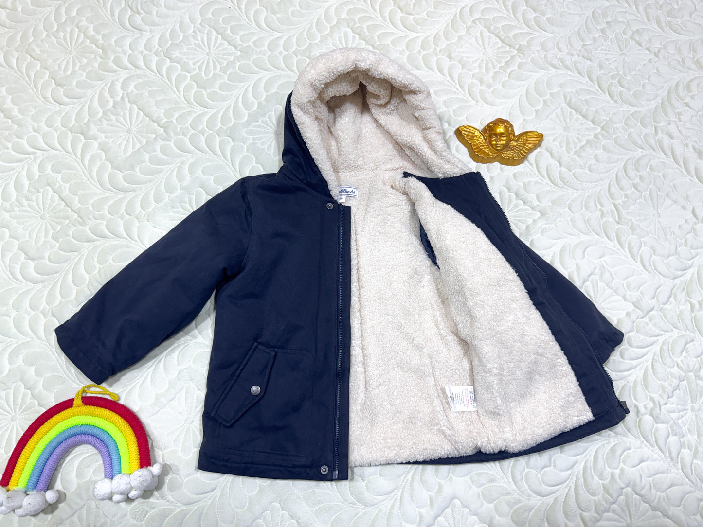 Parka Sherpa Marine Tartine et Chocolat