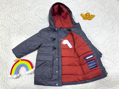 Parka Duvet à Brandebourgs Grise Jacadi Garçon
