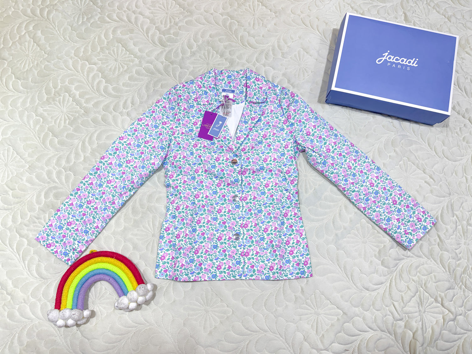 Jacadi Liberty Print Floral Blazer