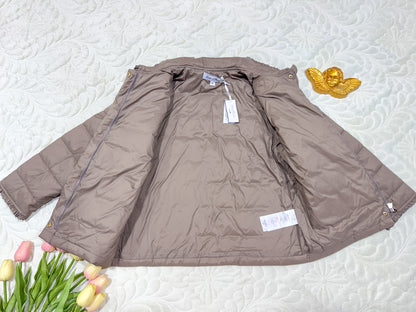 Tartine et Chocolat Beige Quilted Jacket
