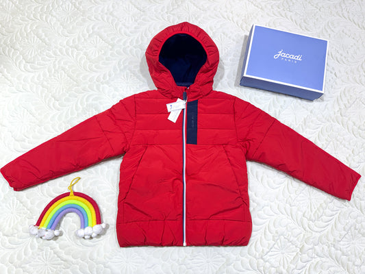 Doudoune Jacadi rouge marbré