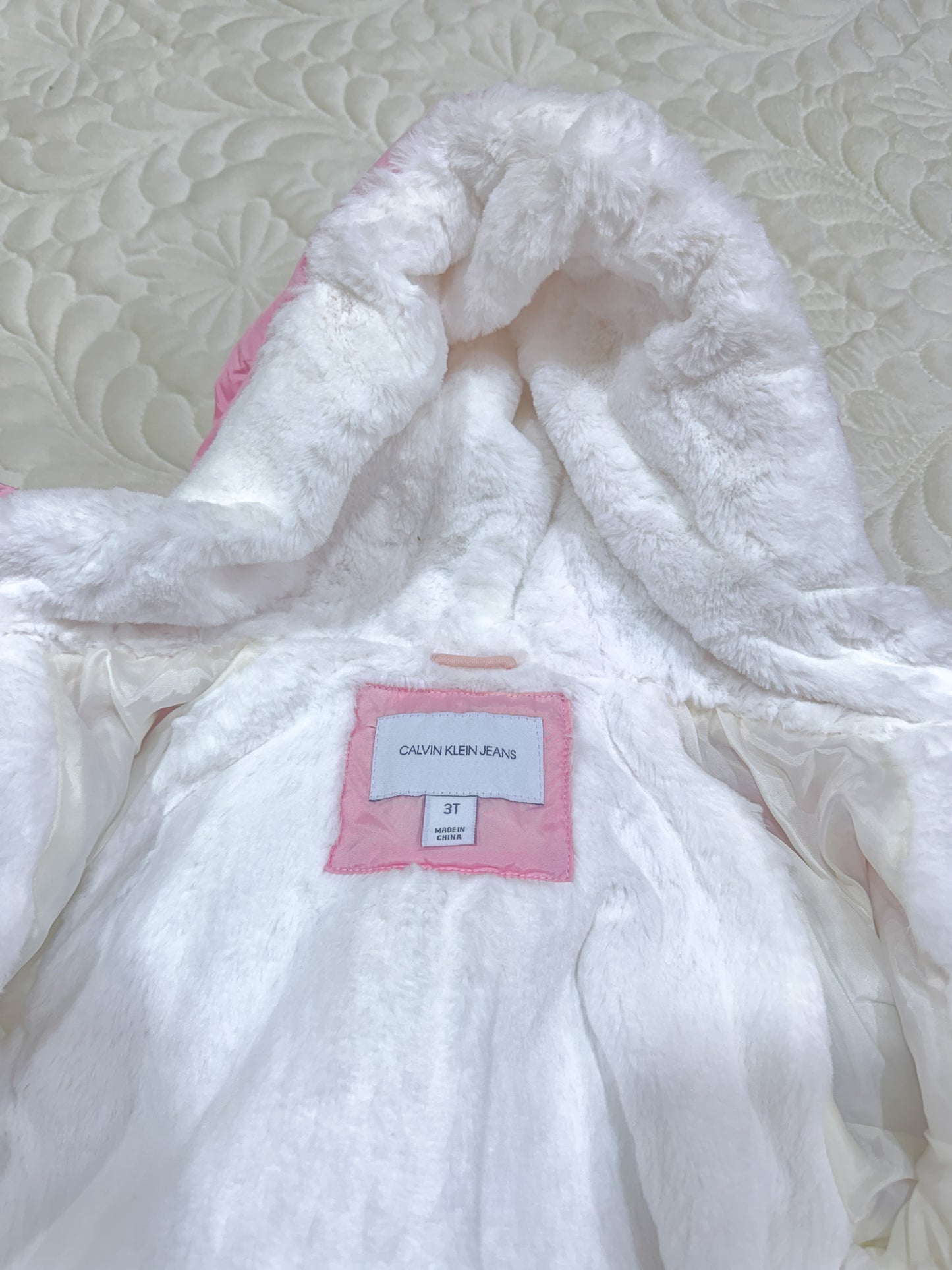 Doudoune rose Calvin Klein Jeans