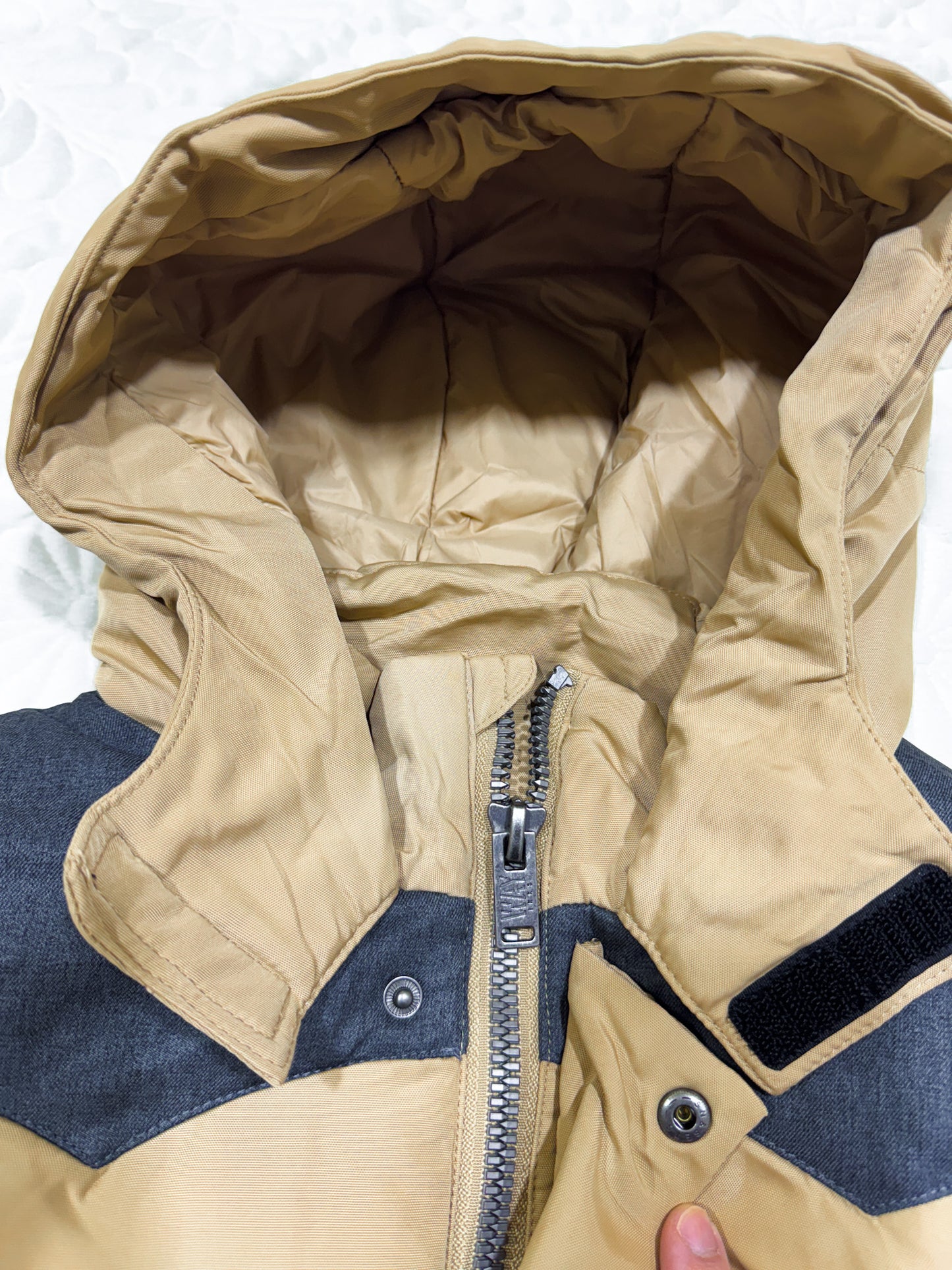 Veste à capuche color-block IKKS Caramel
